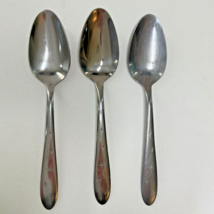 Mar-Crest MCF1 (3) Oval Place Soup Spoons Starburst Stainless USA Atomic... - £11.87 GBP