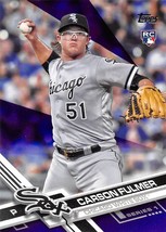 2017 Topps Purple Foil #33 Carson Fulmer RC Rookie Card Chicago White Sox ⚾ - £0.69 GBP