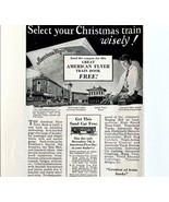 American Flyer Train Toys Christmas 1929 Advertisement Railroad DWCC18 - €25,58 EUR
