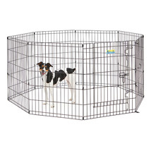 MidWest Contour Wire Exercise Pen with Door for Dogs and Pets 30&quot; tall -... - £78.04 GBP