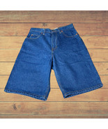 Vintage Jordache Jean Shorts Mens Size 32 Blue 10.5” Inseam NWT Deadstoc... - $25.20