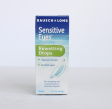 1 Bausch + Lomb Sensitive Eyes Rewetting Drops 1 fl oz EXP 02/01/2025 - $22.99