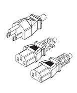 6 ft. NA &quot;Y&quot; Type Powercord - 1 Male to 2 Female - Bulk - Black - $194.14 MXN