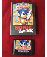 Sonic The Hedgehog For Sega Genesis Original Not For Resale w/ Box - $377.73 MXN
