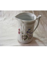 Vintage Philip Lourioux Creation Milk Pitcher Flower Decorations 16oz Fr... - $29.69