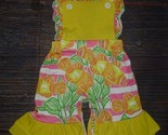 NEW Boutique Baby Girls Koi Goldfish Overalls  Romper Jumpsuit 0-3 Months - $12.99