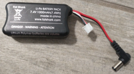 Li-Po 7.4V 1000mAh Fat Shark Dominator Battery - £15.31 GBP