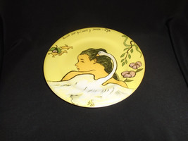 Gauguin Faiencerie De Gien 8 3/4&quot; plate Woman Snake Swan Made France 199... - £35.56 GBP