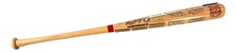 MLB Cy Young Winners 16 Signed Rawlings Tan Bat Koufax Seaver &amp; More BAS AC40955 - £1,917.78 GBP