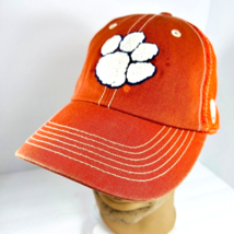 Clemson Tiger Paw Baseball Hat NCAA College Sports Top Of The World Adjustable - £22.37 GBP
