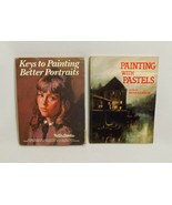 2 Painting Books-Painting With Pastels SC &amp; Keys To Painting Better Port... - $8.66