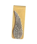 Gold And Silver Toned Money Clip With Eagle Wing Design, Money Holder, M... - $14.03