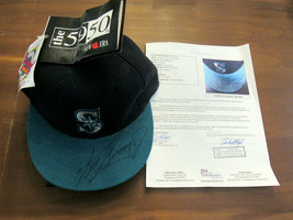 Ken Griffey Jr Seattle Mariners Hof Signed Auto 5950 New Era Pro Cap Hat Jsa Loa - £316.53 GBP