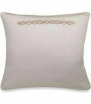 FRETTE AT HOME BOHO 2pc EURO SHAMS  IVORY/CARMEL EMBROIDERY BNIP  BEAUTIFUL - £101.12 GBP