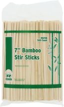 500 7&#39;&#39; Eco-Friendly Bamboo Coffee Stirrers - €13,94 EUR