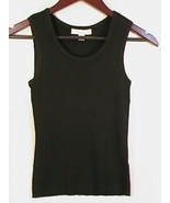 Women&#39;s-XS sleeveless top tank CASLON black stretch soft knit shirt peti... - $16.83