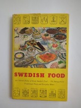 Vintage Swedish Food Cookbook 200 Recipes 1950 Edition Dust Jacket Smorgasbord - £14.84 GBP