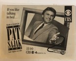 The Pat Sajak Show Tv Guide Print Ad CBS TPA5 - $5.93