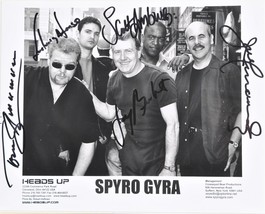 SPYRO GYRA SIGNED PHOTO X5 - J. Beckenstein, T. Schuman, S. Ambush, J. F... - $179.00