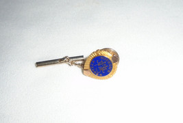 JL Hudson&#39;s Department Store 15 Year Service Pin Blue Enamel 10K Gold Fi... - £22.20 GBP