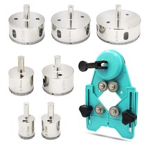 8 Pc. Tile Hole Saw Set, Diamond Drill Bit Hole Saw With Hole Saw Guide, 80Mm). - £33.52 GBP