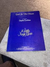Vintage Sheet Music Send in the Clowns 1973 Sondheim from A Little Night Music - £7.52 GBP