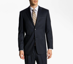 John W. Nordstrom Navy Notch Lapel Suit Jacket Sz 42L $799 - £45.15 GBP