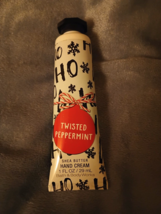 Bath and Body Works TWISTED PEPPERMINT Shea Butter Hand Cream 1oz (2018 edition) - £10.03 GBP