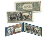 Americana Images of Historical U.S. Currency $1 Bill * BISON - INDIAN - ... - £10.47 GBP