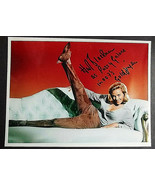 HONOR BLACKMAN AS PUSSY GALORE (GOLDFINGER) ORIG,AUTOGRAPH PHOTO (WOW) - $296.99