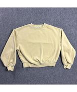Stockholm Atelier &amp; Other Stories Sweatshirt Womens XS Yellow Crew Neck - $19.99