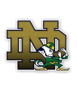 Notre Dame Fighting Irish (ND &amp; Mascot) Precision Cut Decal / Sticker - £2.76 GBP+