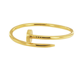 Cartier Juste Un Clou Nail Yellow Gold Bracelet Size 16 - £4,399.37 GBP