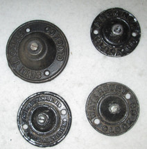 (6) SIX Old Authentic Wall Clock Gong Mounts - £23.60 GBP