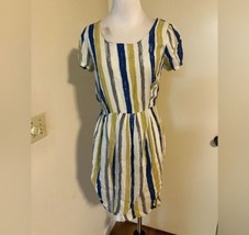 Forever 21 Striped Faux wrap Dress - £7.59 GBP