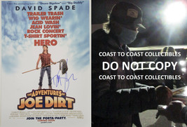 David Spade signed Joe Dirt 12x18 poster photo COA exact Proof autographed - £155.05 GBP
