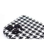Fall Winter 21 Fashionable Patterned Cloth iPhone 12 (s) Case (Black/White) - $17.65 CAD