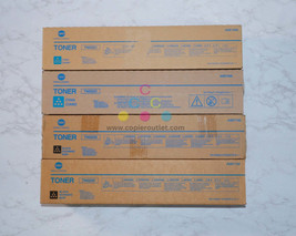 4 OEM Konica Minolta bizhubPRESS C1085,C1100 Cyan and Black Toners TN622... - $331.65