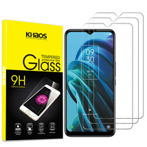 3x For Alcatel TCL 4X 5G (T601DL) Tempered Glass Screen Protector Hybrid Clear - £16.42 GBP