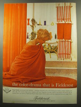 1959 Fieldcrest Advertisement - Royal Velvet Towels, Shower curtains, bath rug - £14.78 GBP