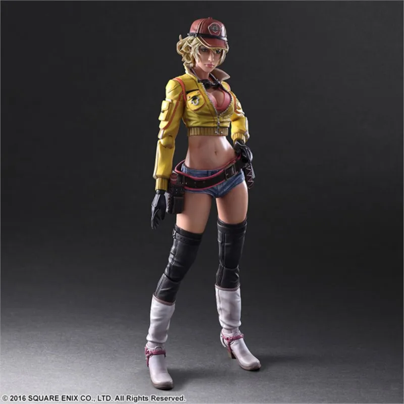 PLAY ARTS Final Fantasy XV Sexy Girl Cindy Aurum Action Figure Model Toys 27c - £45.96 GBP+