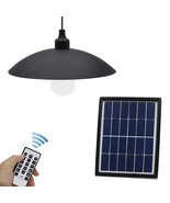 Double Light Waterproof Indoor/Outdoor Solar Panel Chandelier, Remote Co... - $92.00