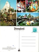 California Anaheim Disneyland Fantasyland Pinocchio&#39;s Village VTG Postcard - $9.40