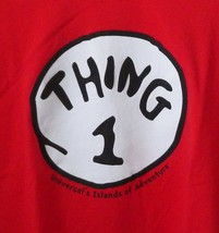 Universal Studios Mens Dr. Suess Thing 1 T Shirt Red Size XXL - £15.78 GBP