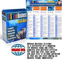 TURNKEY WEBSITE - Adsense Business In-A-Box- Complete Adsense Pure Profi... - £1.77 GBP