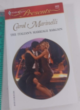 the italian&#39;s marriage bargain by carol marinelli novel fiction paperback good - £4.66 GBP