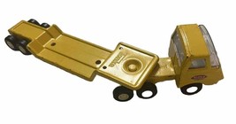 60’s  70’s Vintage Tonka Yellow Truck Cab Hauler Lowboy- Mini - Metal - £21.95 GBP