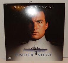 Laserdisc 1993 Under Siege Steven Seagal tommy Lee Jones Gary Busey Lase... - $17.79