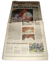 10.18.2011 St Louis POST-DISPATCH Newspaper Cardinals World Series Tony ... - £11.98 GBP