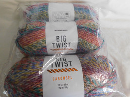 Big Twist Carousel Wildflower lot of 3 Dye lot 490784 - £14.95 GBP